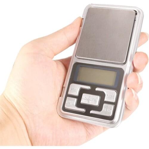 Digital Pocket Scale Portable LCD Electronic Jewelry Scale Gold Diamond Herb Balance Weight Weighting Scale 100g/200g/300g/500g