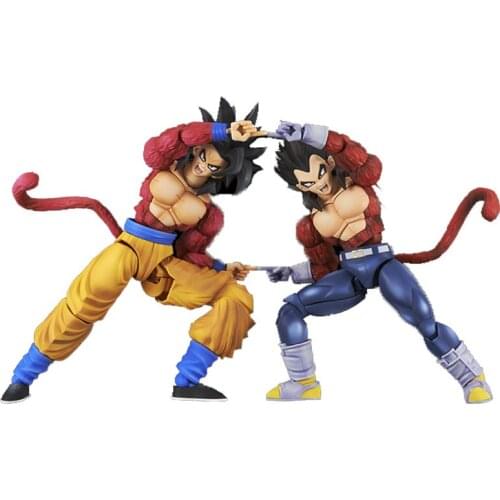 Bandai Assembled Model Dragon Ball Z Anime Figure Saiyan 4 GT Vegeta Action Figure Dolls Toys Gifts for Children
