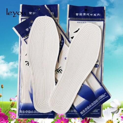 Cotton Pads For Shoes Cushion Inserts Comfortable Insoles Pad Multi-layer Cotton Fabric Sweat Absorbing Insoles Sport Shoe Pad