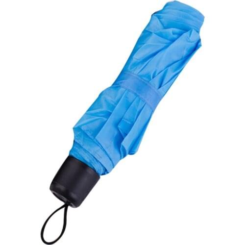 Mini Compact Sun Rain Travel Umbrella Lightweight Portable Outdoor Umbrella Short-handled Folding маленький зонт от дождя
