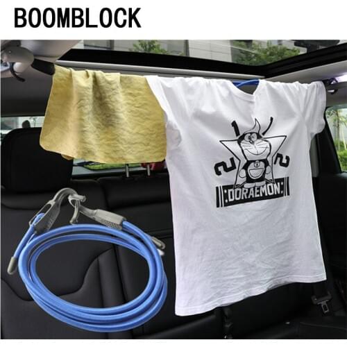 Multifunctional car adjustable clothesline for BMW E90 F30 F10 Audi A3 A6 C5 C6 Opel Insignia Alfa Romeo Ssangyong Accessories