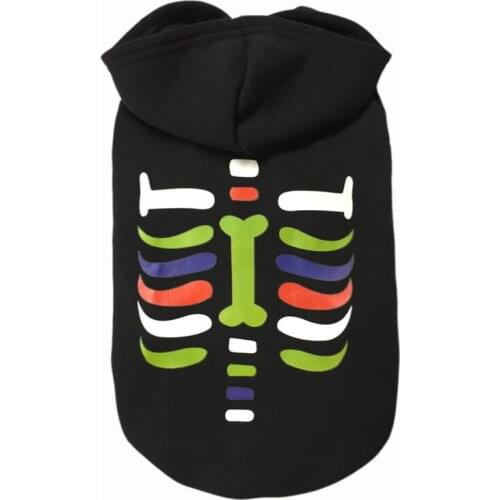 Pet Dog Halloween Clothes Small and Medium-Sized Dogs Holiday Autumn and Winter Dress Up Jacket and Cotton Sweater