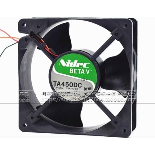 Original B34262-58 12V 0.8A 12CM 12038 3-wire chassis server fan