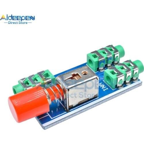 Audio Switching Board 3.5mm A / B Two Audio Input Block Optional Select Output Type Module One Audio Input to Two Audio Output