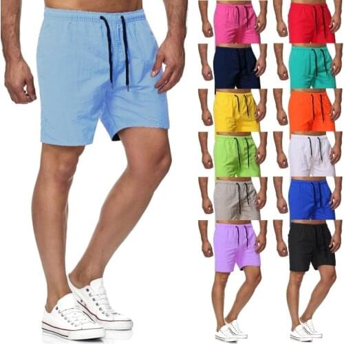 45KG-85KG Newest Summer Casual Shorts Mens Fashion Thin Quick dry Cool Yellow Red White Beach Bermuda Shorts