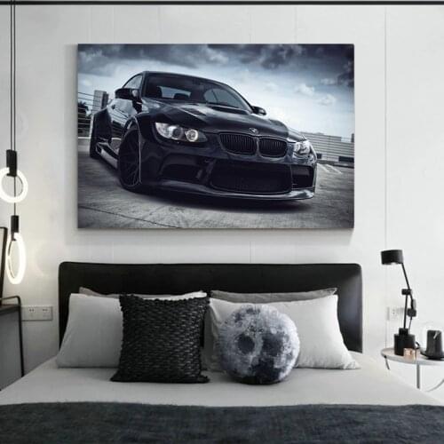 Modern Super Sport Car Wallpaper Canvas Painting Poster print Wall Art Pictures for Living Room boys bedroom Home Decor cuadros
