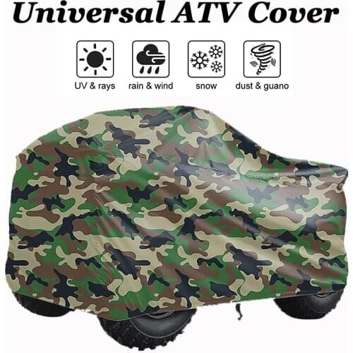 Universal Quad Bike ATV Cover UTV Scooter Raincoat Waterproof Anti-UV Protector For Polaris Magnum Sportsman For Yamaha Grizzly