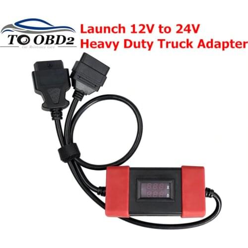 2020 high quality Launch 12V to 24V Adapter Launch Heavy Duty Truck Diesel Adapter Cable for X431 Easydiag2.0/3.0 Golo Carcare