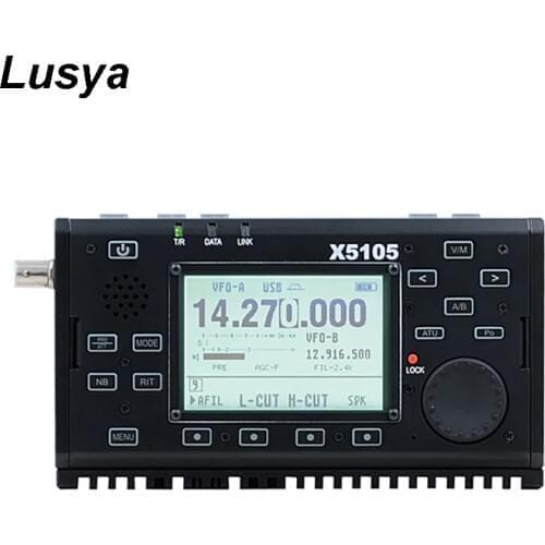 Xiegu X5105 outdoor version HF transceiver with IF Output All Bands Covering SSB CW AM FM RTTY PSK 0.5-30MHz 50-54MHz 5W 3800mAh
