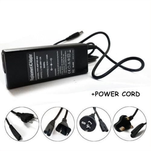 90W 19.5V 4.62A Laptop AC Adapter Charger + Power Cable For Notebook Dell 1501 1505 1427 1470 1570 1000 1400 1500 2510