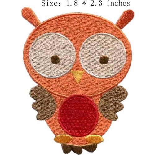 Big eyes animal 1.8"wide embroidery patch for patches military/patches rock/palestine