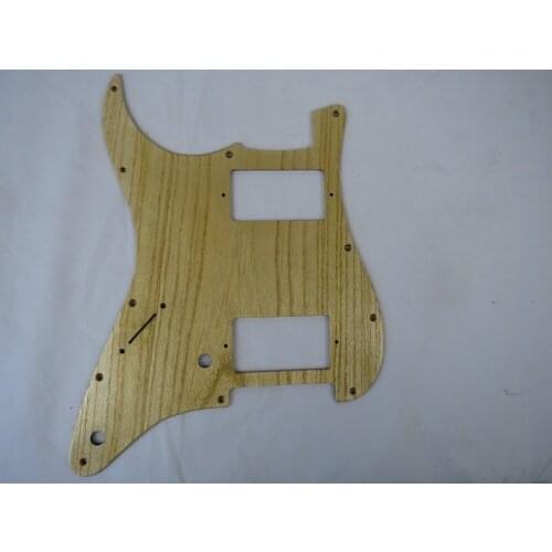 1PCS left hand solid Ailanthus wood GUITAR Pickguard HH