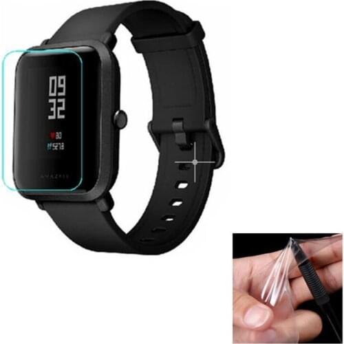 2pcs Soft TPU Clear Full Screen Protector Cover Protective Film Guard For Xiaomi Huami Amazfit Bip / Bip Lite/ Bip S Smart Watch