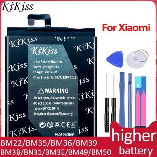 Battery For Xiaomi Max BM49 MiMax Mi 5 mi5 5S 5X 6 4C Max2 8 Mix2 BM22 BM35 BM36 BM31 BM39 BM50 BM3B BM3E Li-polymer Batteries