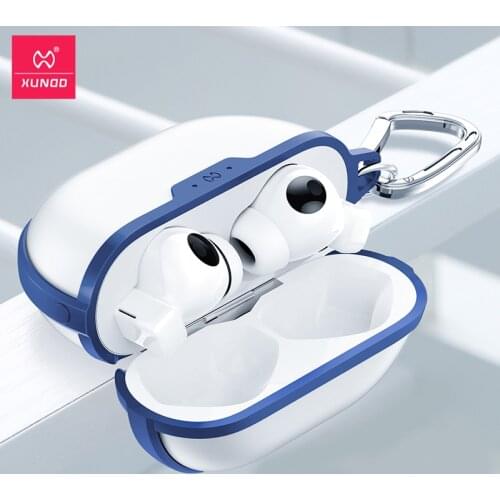 For Huawei Freebuds Pro чехол Xundd Shookproof Airbag Cover Hook Transparent Cover for Huawei 버즈 프로 케이스