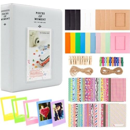 For Fujifilm Instax Mini Camera, for Polaroid 3 Inch Photo Album Sticker Color Photo FrameSnap, Z2300, SocialMatic Instant Camer