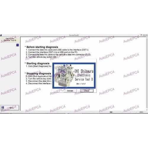 IHI Shibaura Electronic Service Tool D