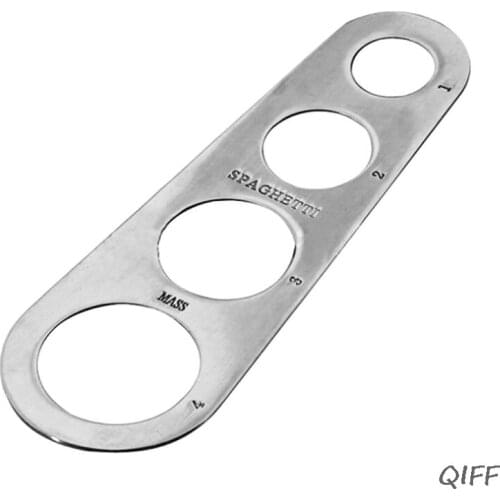 Stainless Steel Spaghetti Measurer Tool Pasta Portion Control Gadgets 4 Portions