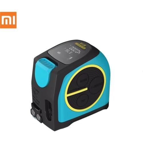 Xiaomi Mileseey DT10 Laser Tape Measure 2-in-1 Digital Laser Measure Laser Rangefinder with LCD Digital Display,Magnetic Hook