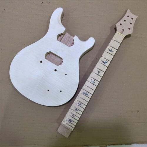 Best 1 Set DIY Electric Guitar Kit Mahogany Body And Neck