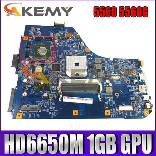 MBRUS01001 MB.RUS01.001 MBRNZ01001 For Acer aspire 5560 5560G Laptop Motherboard 48.4M702.01M DDR3 HD 6650M 1GB GPU Main board