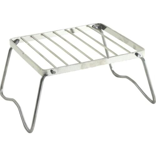 Outdoor Stainless Steel Foldable Stove Burner Support Stand Rack Camping Pot Bracket Holder
