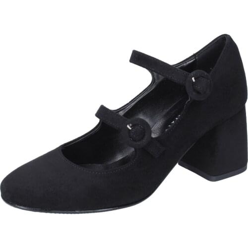 OLGA Ruby womens pumps suede black synthetic
