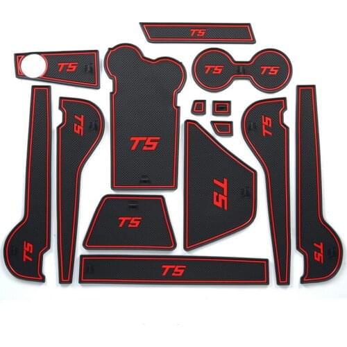 Car Gate Slot Pad Cup Armrest Storage Pad Anti-Slip Mat For DFM Dongfeng T5 T5L