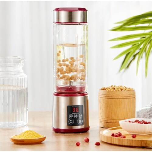 220V Portable Electric Juicer Mini Heating Food Mixer Multifunctional Fruit Juicer Soybean Milk Maker With Heating Function