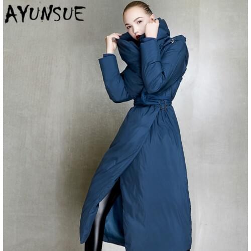 90% White Duck Down Jacket Women Winter Coat Women Korean Fashion Puffer Jacket 2020 New Warm Parka Abrigos DZ915002 YY1647