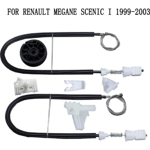 For RENAULT MEGANE SCENIC 1 I 1996-2003 Power Electric Car Window Regulator Window Lifter Repair Kit Set Front Left