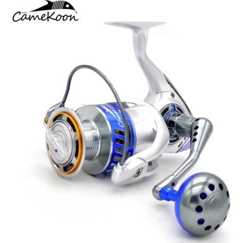 CAMEKOON MF5500 All Metal 4.6:1 Gear Ratio 12+1 Bearings Smoothest Saltwater Spinning Fishing Reel
