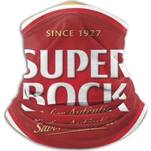 Super Bock Microfiber Neck Warmer Bandana Scarf Face Mask Super Bock Portugal Beer Portuguese Beer Flavor Drinks Logo 1927 Get