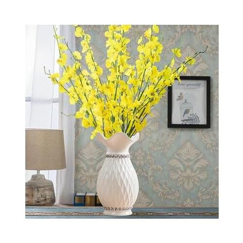 Home living room decorations, ceramic vases, simple modern home desktop dried flowers