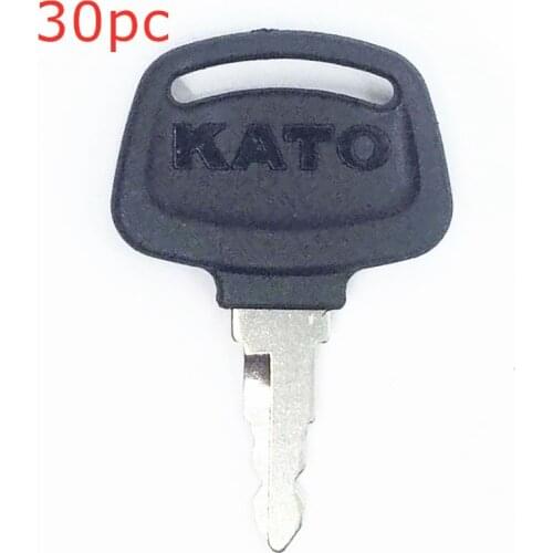 30pc for Kato Excavator & Heavy Equipment Ignition Key with OEM Logo 719-10306005