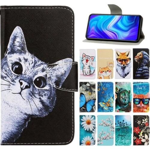 Redmi Note 9 Case on For Xiaomi Redmi Note 9 Cover Xiomi Xiaomi Redmi Note 9 Fundas Leather Magnetic Flip Stand Phone Cases Etui