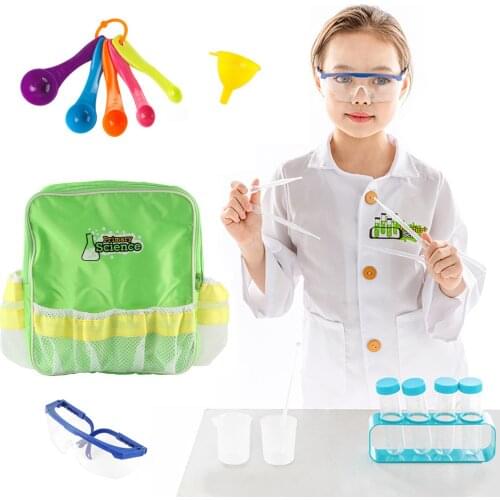 Kids Science Experiment Lab Kit Scientist Cosplay Roleplay Toy Early Learning & Education High Quality For Pre-school Education