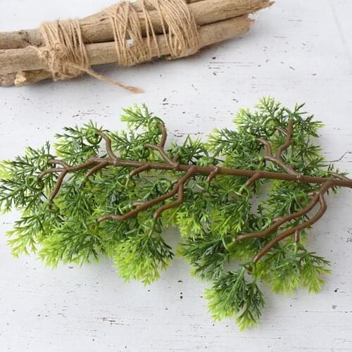 50%HOT1Pc Plastic Fake Artificial Pine Cypress Plant Bonsai Garden Home Office Decor