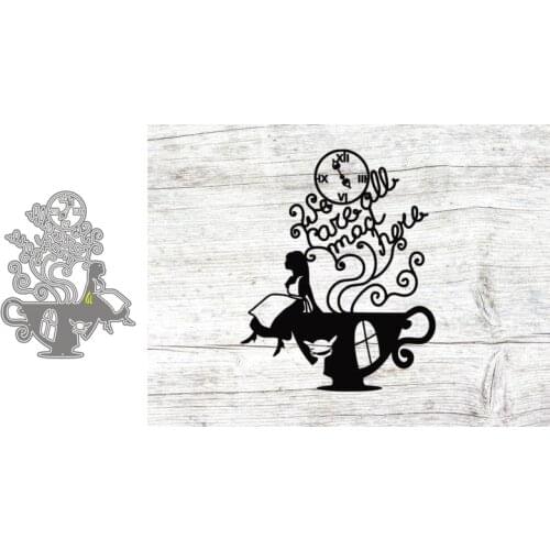 Metal Cutting Dies Girl Stencils DIY Embossing Scrapbooking Decorative Paper Card Craft