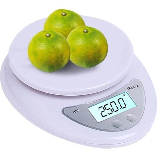 5kg/1g Portable Digital Scale LED Electronic Scales Postal Food Balance Measuring Weight Kitchen LED Electronic Scales