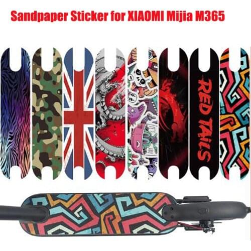 Anti-slip DIY matte Footboard Tape Sandpaper Sticker for XIAOMI M365 Mijia Electric Scooter Pedal Skateboard Protective Stickers