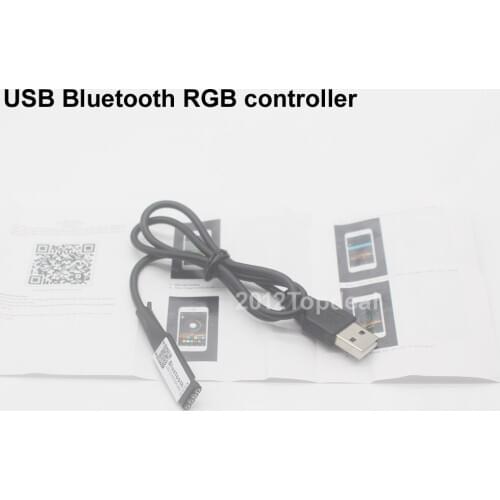 1pc Super Mini WIFI LED RGB Controller 5V Bluetooth LED Light Strip controller dimmer RGBW Led Controller IOS / Android APP