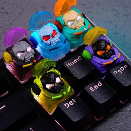 New Arrival 1pc Resin Personality Game Machine Key Caps Mechanical Keyboard Creativity Keycap