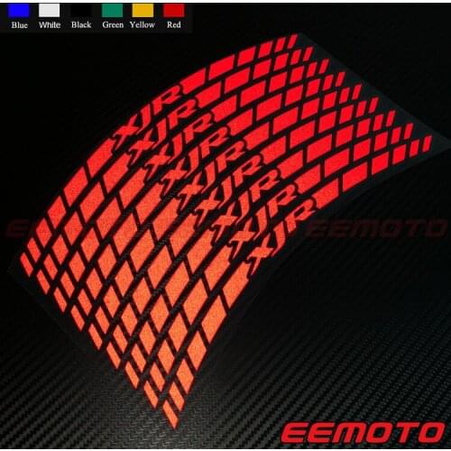16 X Custom Wheels Rims Tire Decals Reflective Stickers Stripes Waterproof Motorcycle For XJR 400 1200 1300 XJR1200 XJR1300