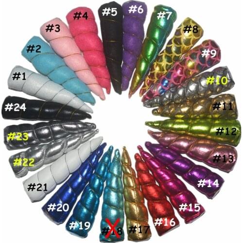 25pcs/lot 14-15CM DIY mixed color Felt Padded horse baby headband Hair Accessories