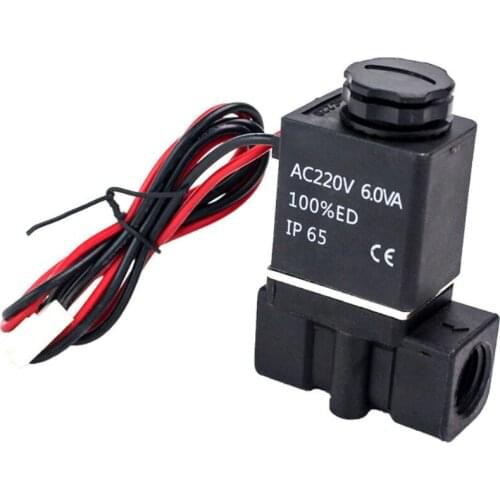 2P025-06 1/8" 2P025-08 1/4"BSP 2 Position 2 Way Water Air Gas Oil Solenoid Valve Flow Control NC 12VDC 24VDC 220VAC