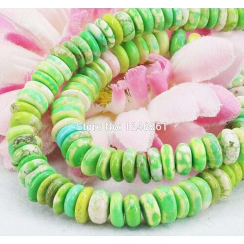 3x8mm Accessories Abacus Turkey Stone DIY Beads Crafts Loose Beads For Necklace Bracelet Jewelry Making Women Gifts 15inch Gems