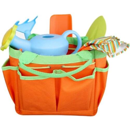 8pcs/set Mini Gardening Tool with Tote Bag Gloves Shovels Rake Kids Garden Toys