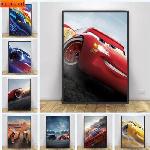 DIY Cartoon Car Lightning McQueen Disney Animation Cat Diamond Mosaic Diamond Painting Cross Stitch Kit Home Decor Christmas