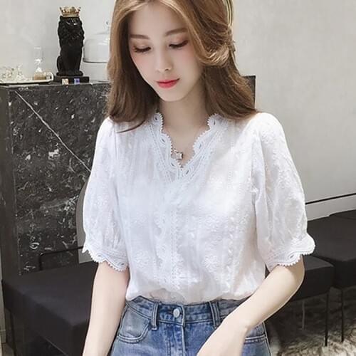 EFINNY Openwork Blouses